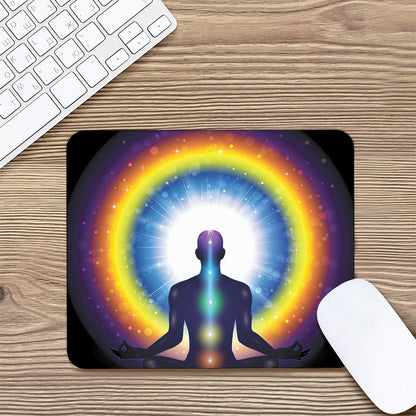 Light Of Seven Chakras Print Mouse Pad