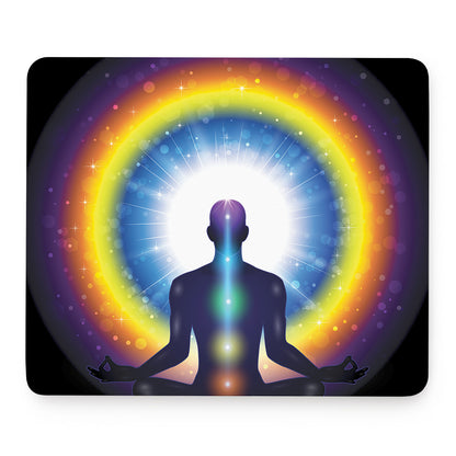 Light Of Seven Chakras Print Mouse Pad