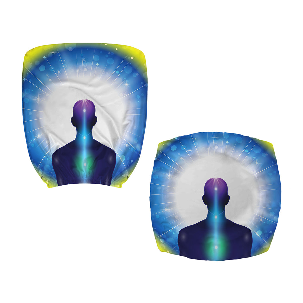 Light Of Seven Chakras Print Office Chair Cover