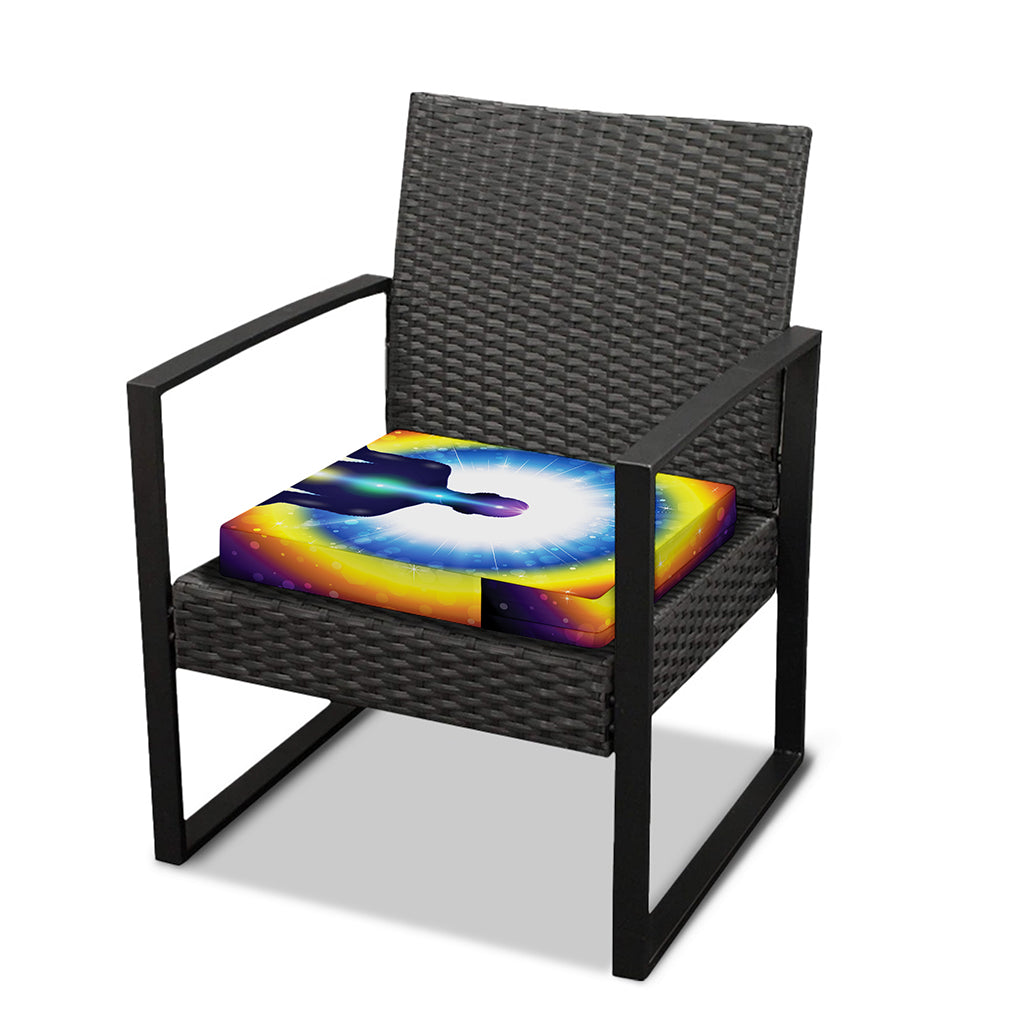 Light Of Seven Chakras Print Outdoor Seat Cushion Cover