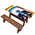 Light Of Seven Chakras Print Picnic Table Cover