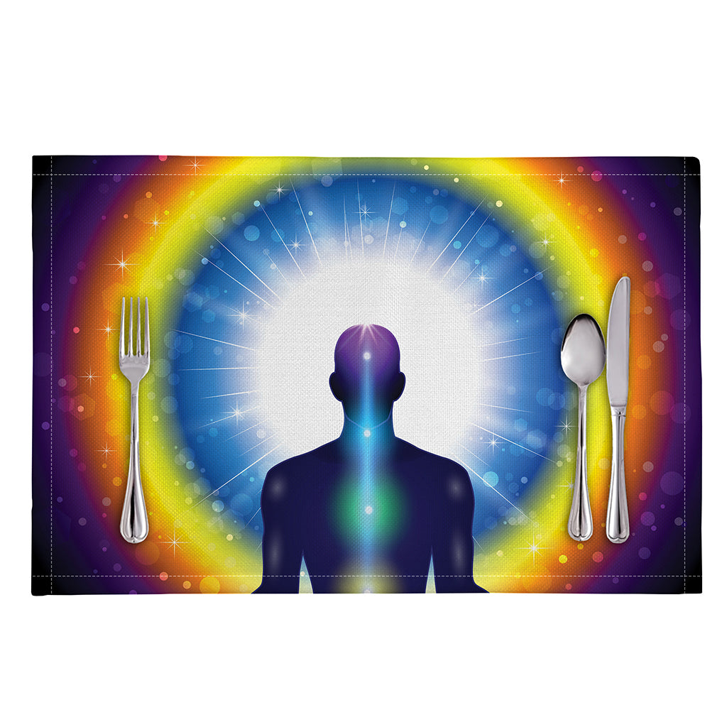 Light Of Seven Chakras Print Placemat