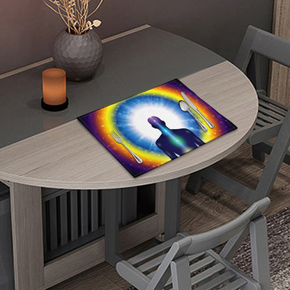 Light Of Seven Chakras Print Placemat