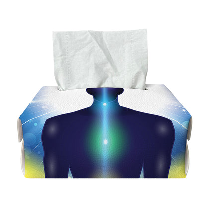 Light Of Seven Chakras Print Rectangle Tissue Box Cover