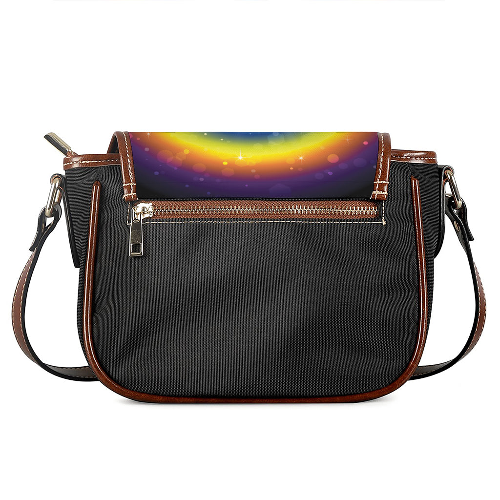 Light Of Seven Chakras Print Saddle Bag