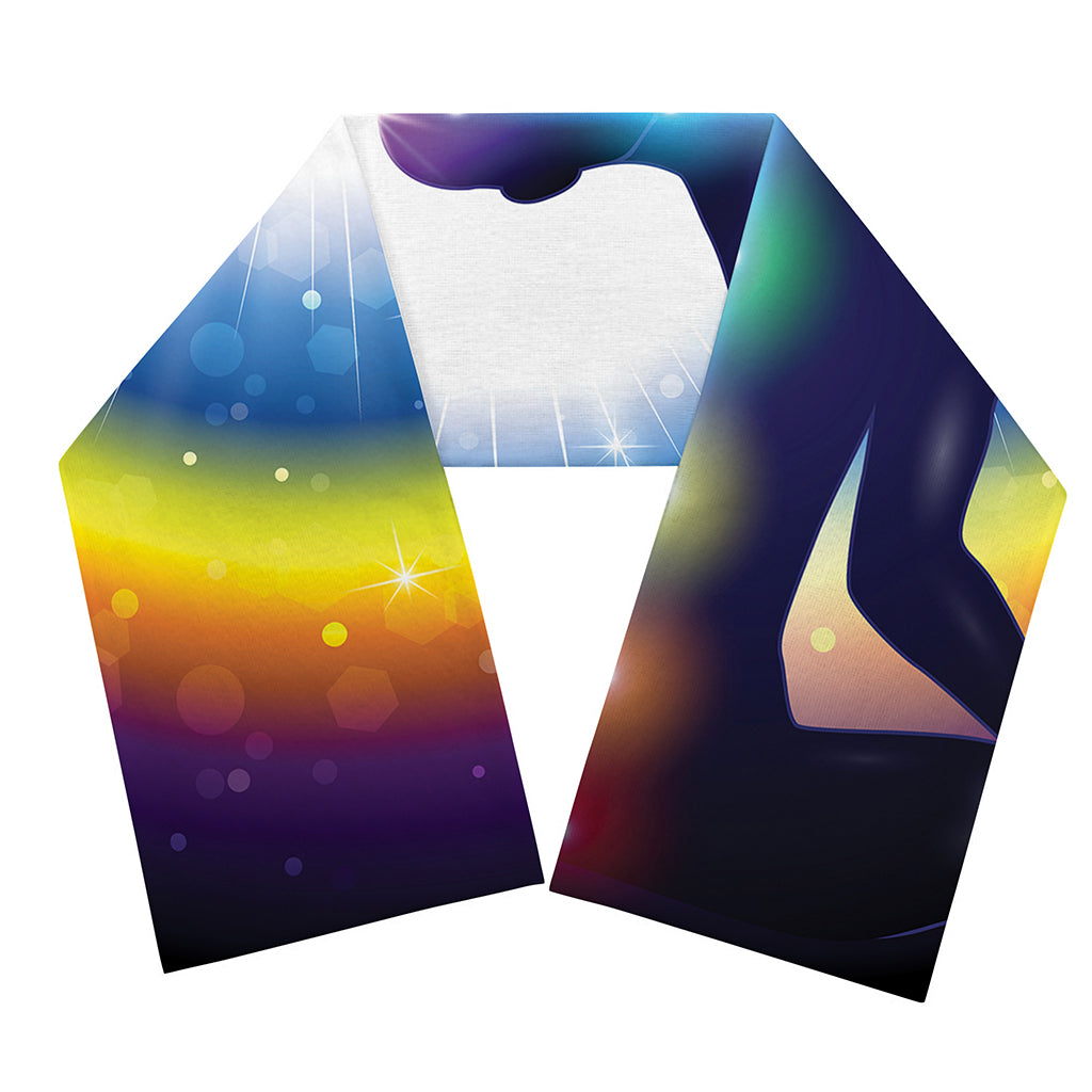 Light Of Seven Chakras Print Scarf