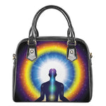 Light Of Seven Chakras Print Shoulder Handbag