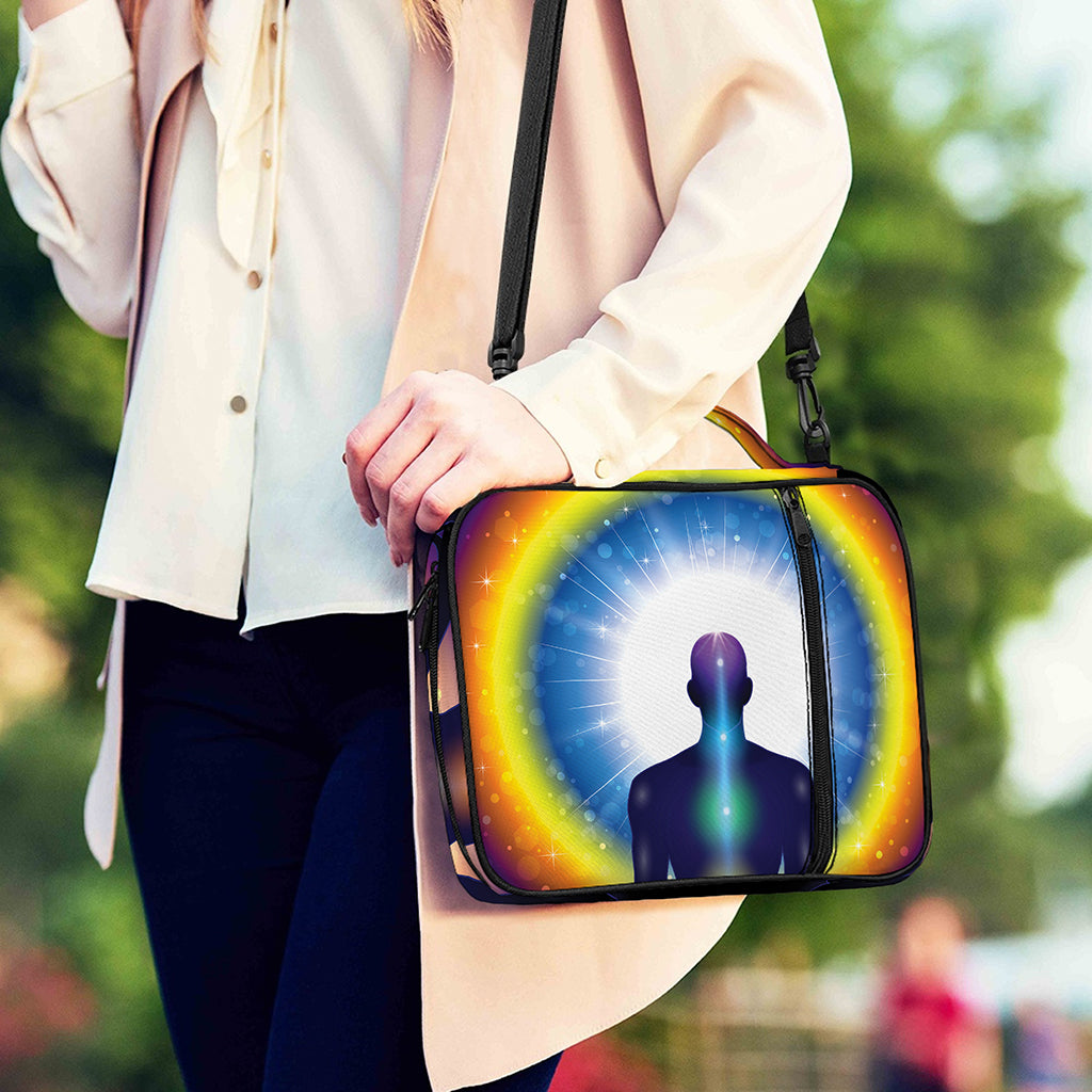 Light Of Seven Chakras Print Shoulder Strap Bible Bag