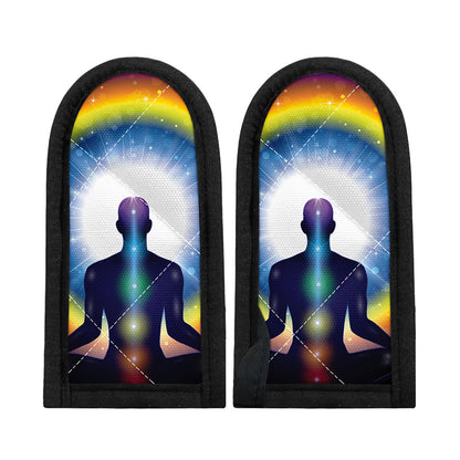 Light Of Seven Chakras Print Skillet Handle Cover