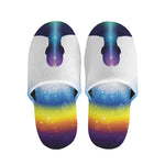Light Of Seven Chakras Print Slippers