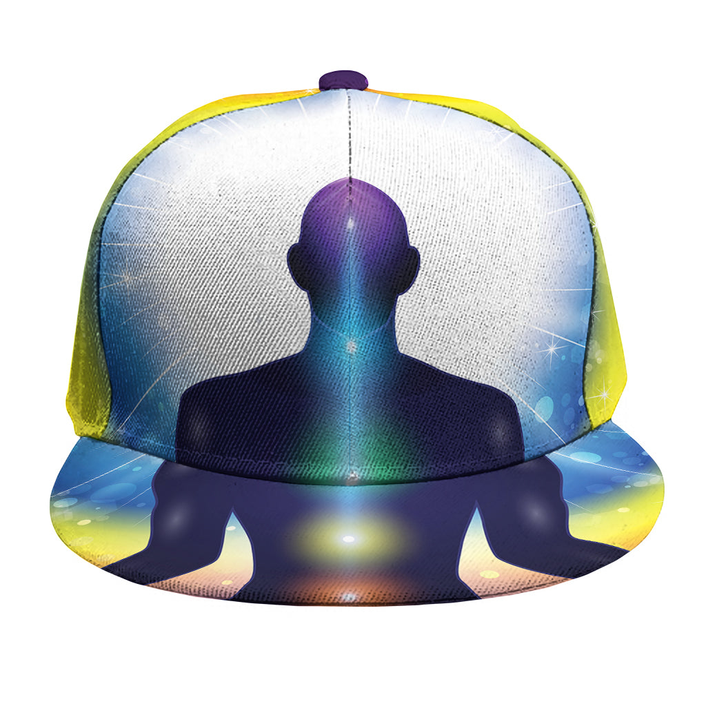 Light Of Seven Chakras Print Snapback Cap