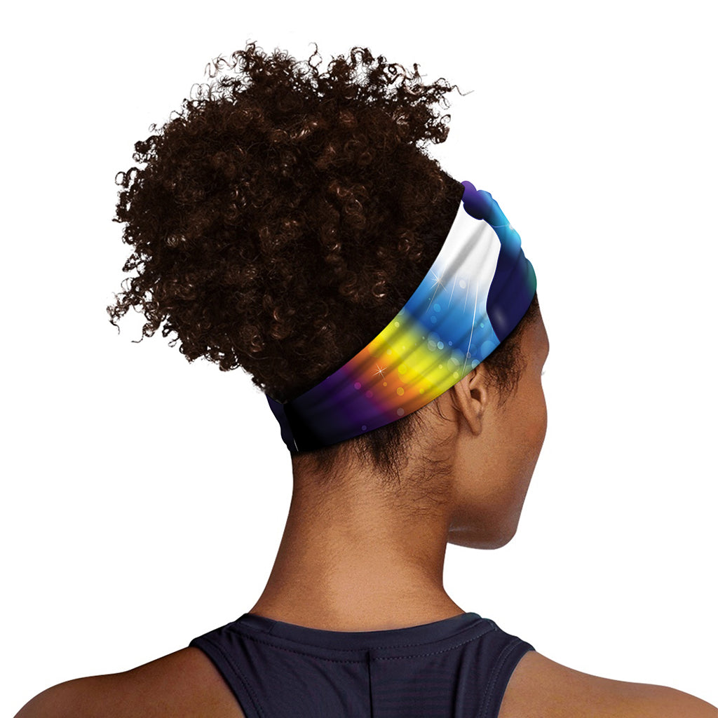 Light Of Seven Chakras Print Sports Headband