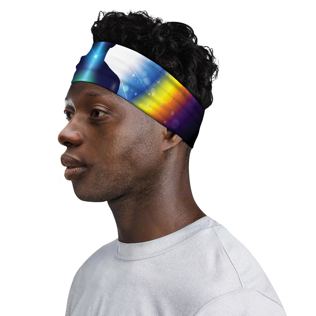 Light Of Seven Chakras Print Sports Headband
