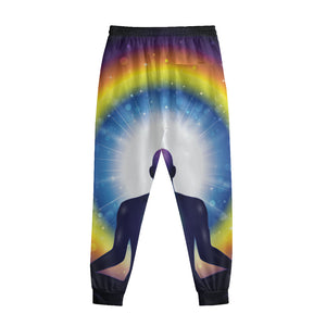 Light Of Seven Chakras Print Sweatpants