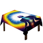 Light Of Seven Chakras Print Tablecloth