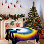 Light Of Seven Chakras Print Tablecloth