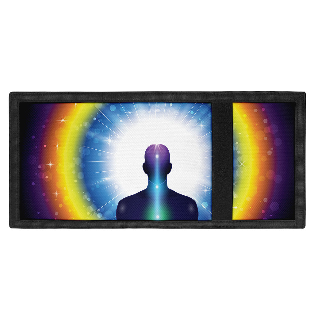 Light Of Seven Chakras Print Trifold Wallet
