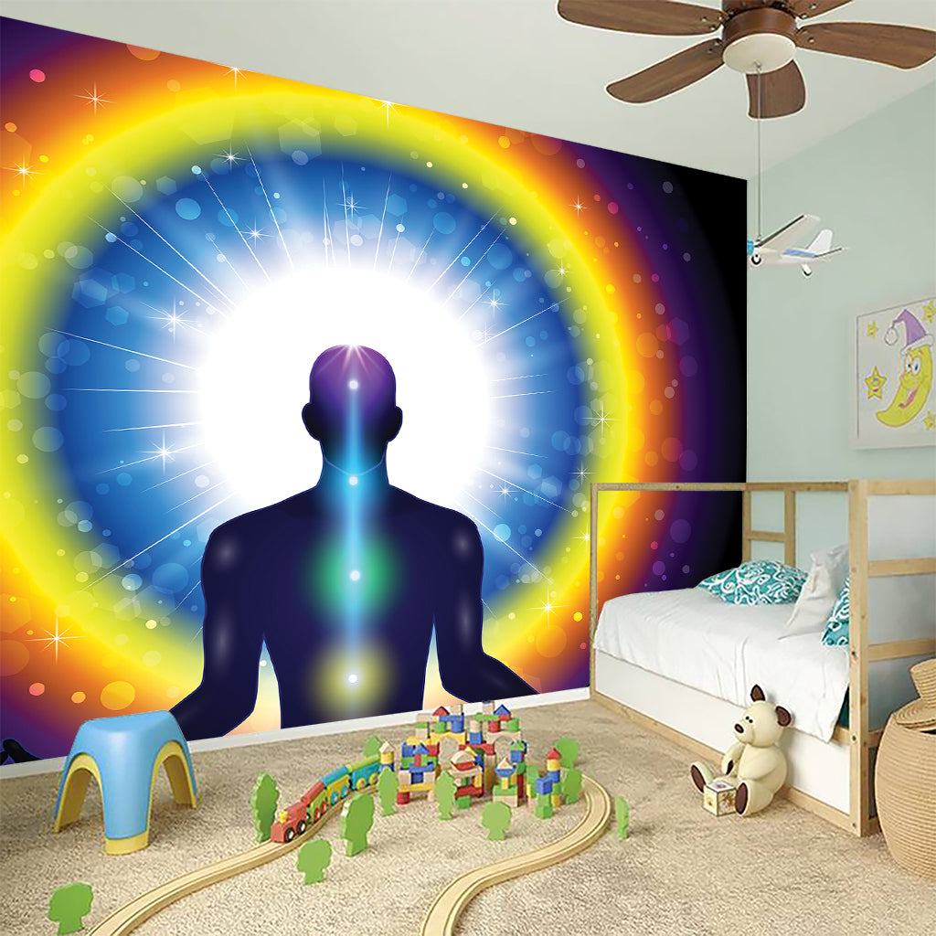 Light Of Seven Chakras Print Wall Sticker