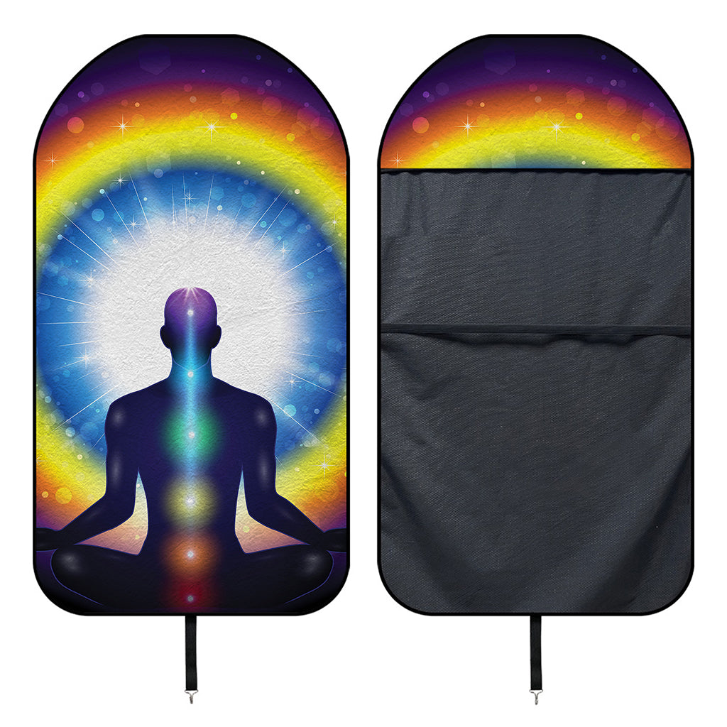Light Of Seven Chakras Print Waterproof Car Seat Cover