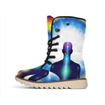 Light Of Seven Chakras Print Winter Boots