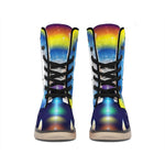Light Of Seven Chakras Print Winter Boots