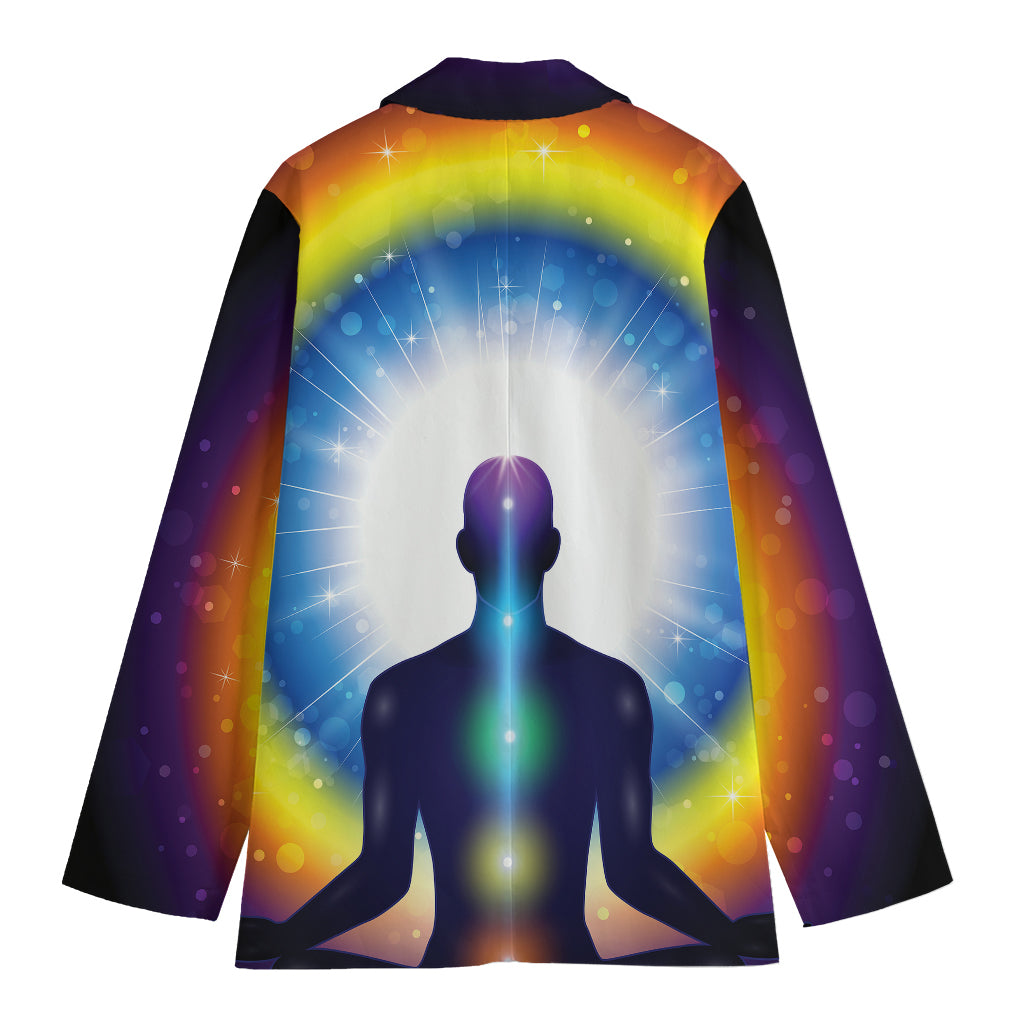 Light Of Seven Chakras Print Women's Blazer