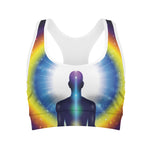 Light Of Seven Chakras Print Women's Sports Bra