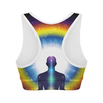 Light Of Seven Chakras Print Women's Sports Bra