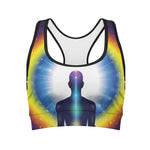 Light Of Seven Chakras Print Women's Sports Bra