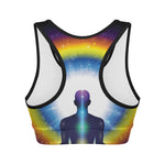 Light Of Seven Chakras Print Women's Sports Bra