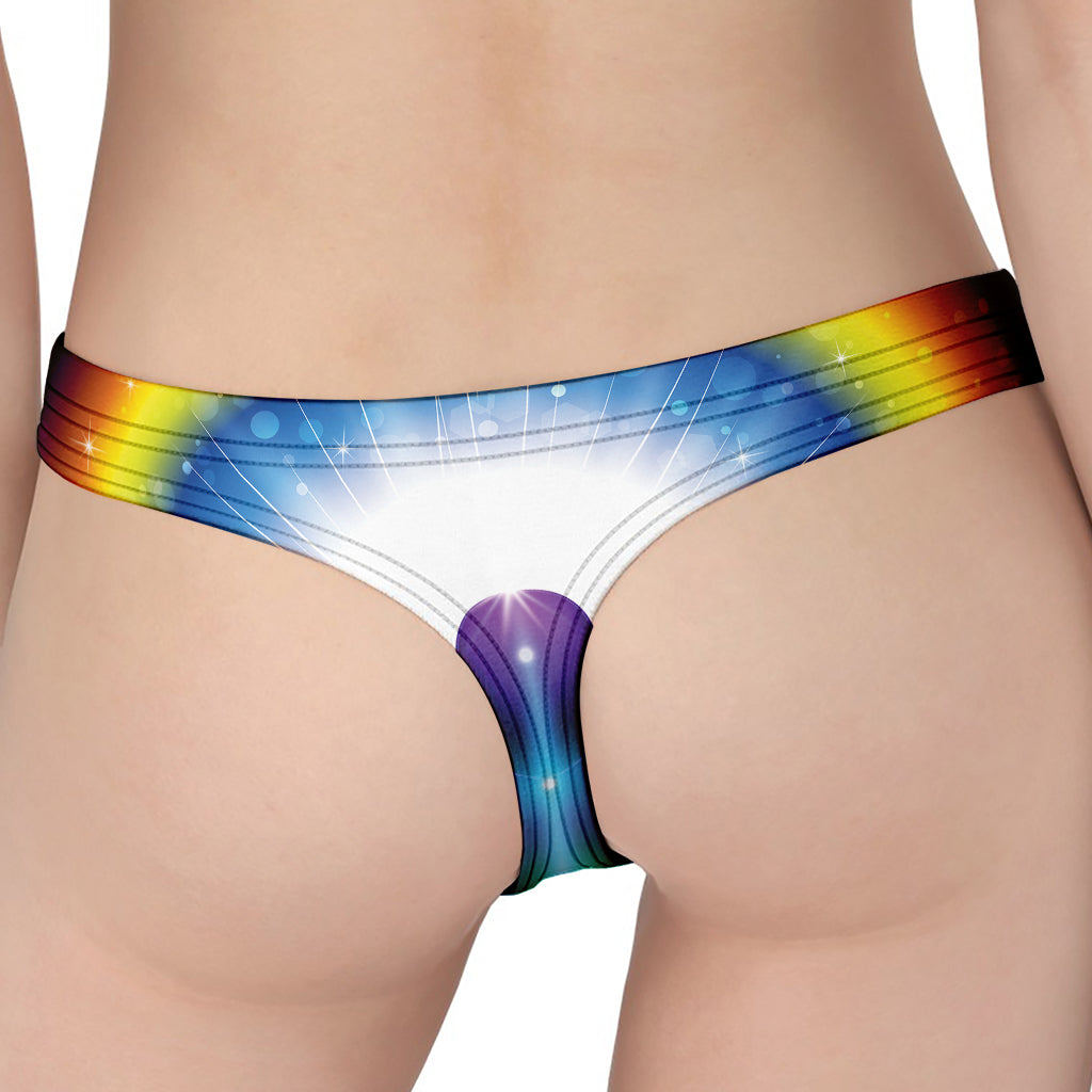 Light Of Seven Chakras Print Women's Thong