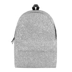 Light Silver Glitter Artwork Print (NOT Real Glitter) Backpack