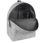 Light Silver Glitter Artwork Print (NOT Real Glitter) Backpack