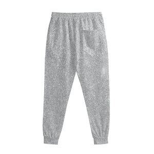 Light Silver Glitter Artwork Print (NOT Real Glitter) Sweatpants