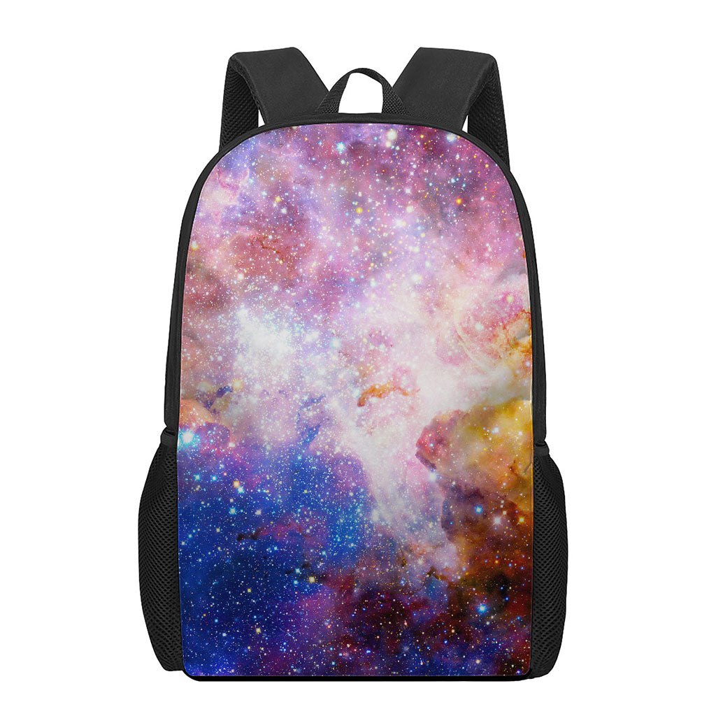 Light Stardust Galaxy Deep Space Print 17 Inch Backpack