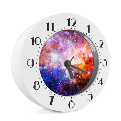 Light Stardust Galaxy Deep Space Print Alarm Clock
