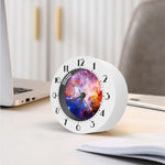 Light Stardust Galaxy Deep Space Print Alarm Clock