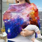 Light Stardust Galaxy Deep Space Print Baby Seat Cover