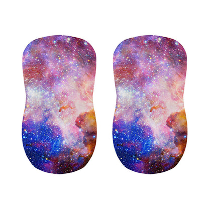 Light Stardust Galaxy Deep Space Print Bar Stool Covers