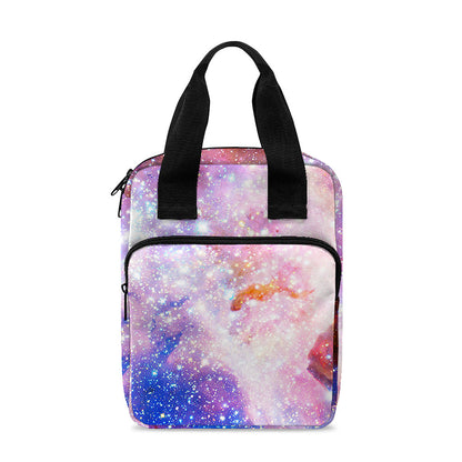 Light Stardust Galaxy Deep Space Print Bible Tote Bag