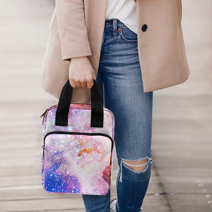 Light Stardust Galaxy Deep Space Print Bible Tote Bag