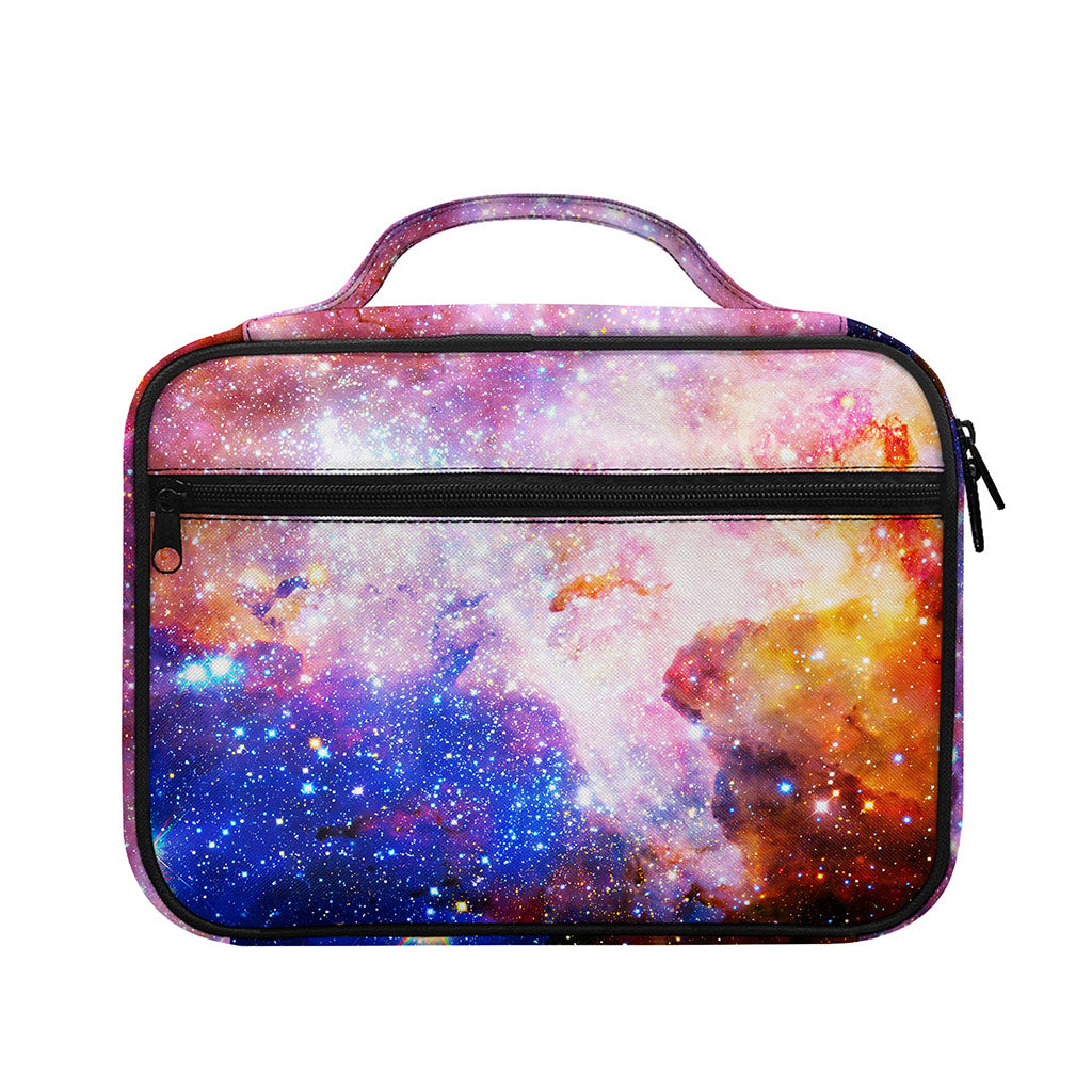 Light Stardust Galaxy Deep Space Print Briefcase Bible Bag