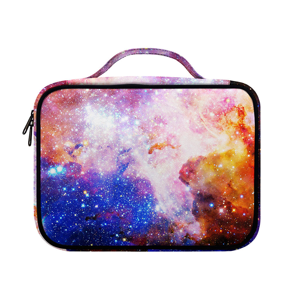 Light Stardust Galaxy Deep Space Print Briefcase Bible Bag