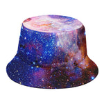 Light Stardust Galaxy Deep Space Print Bucket Hat