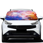 Light Stardust Galaxy Deep Space Print Car Windshield Snow Cover