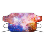 Light Stardust Galaxy Deep Space Print Car Windshield Snow Cover