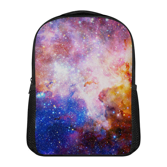 Light Stardust Galaxy Deep Space Print Casual Backpack