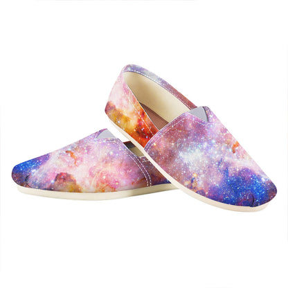 Light Stardust Galaxy Deep Space Print Casual Shoes