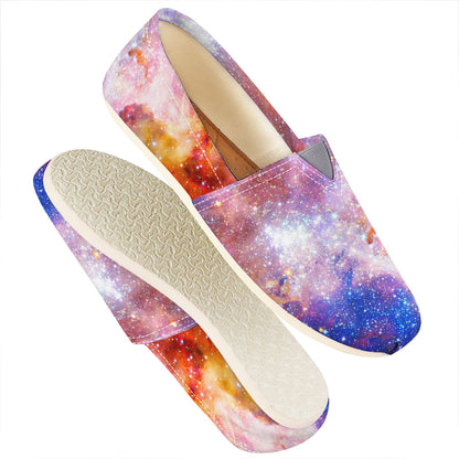 Light Stardust Galaxy Deep Space Print Casual Shoes