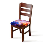 Light Stardust Galaxy Deep Space Print Chair Cushion Cover